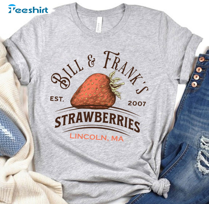 Bill And Frank Vintage Shirt, Strawberry Farm Lgbtq Love Is Love Tee Tops Long Sleeve