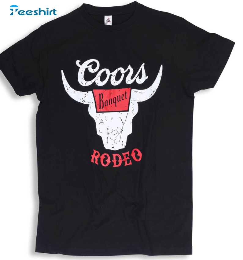 Original Coors Rodeo Shirt, Vintage Western Long Sleeve Unisex T-shirt