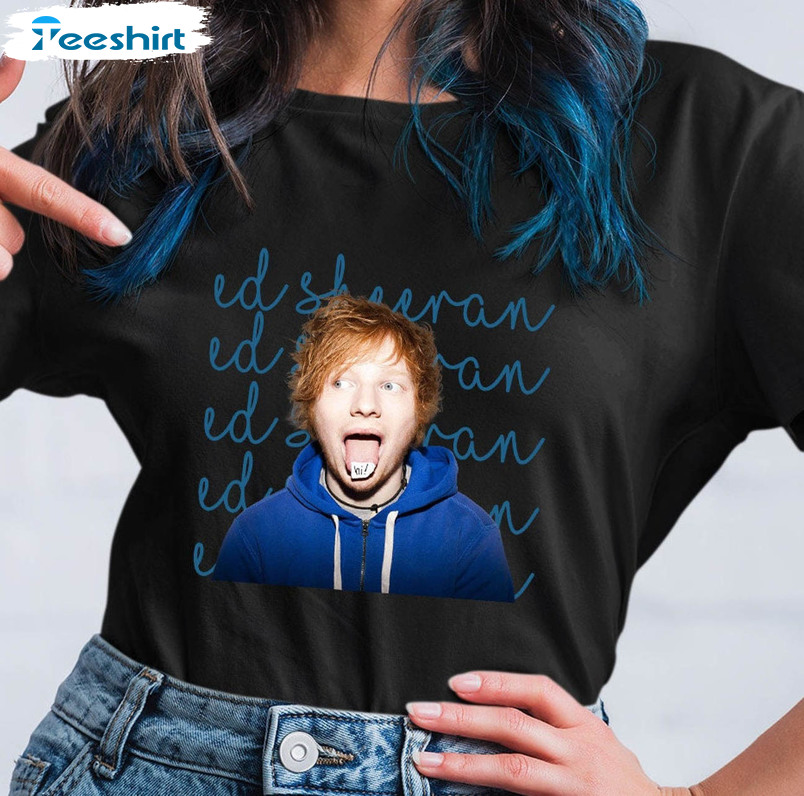Ed Sheeran Shirt, Ed Sheeran Concert Long Sleeve Sweatshirt