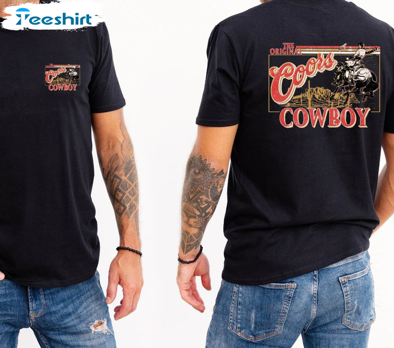 Original Coors Rodeo Shirt, Cowboy Western Long Sleeve Unisex T-shirt