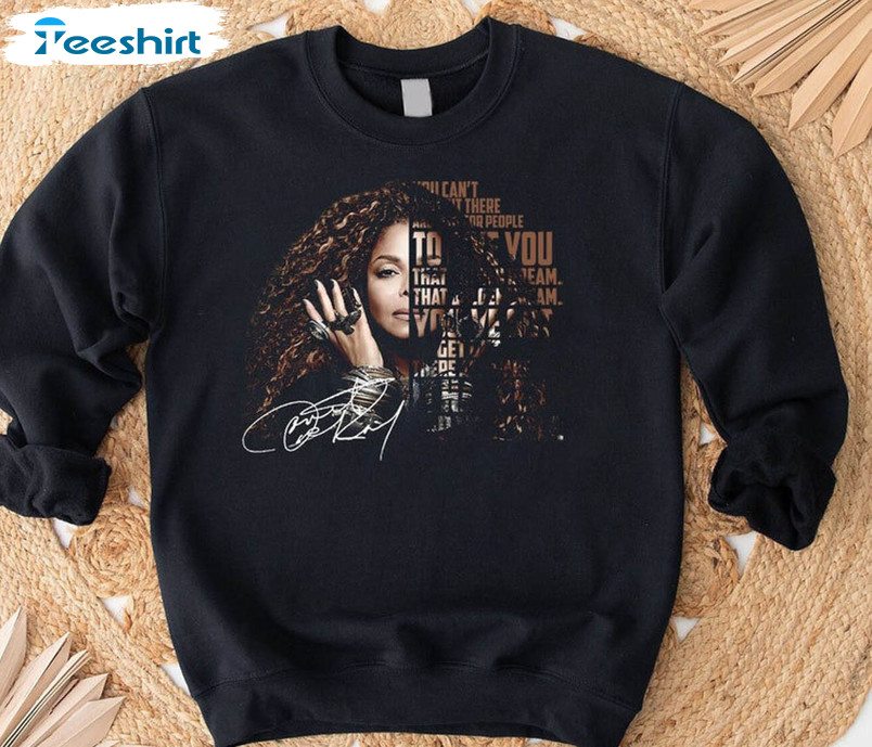 Janet Jackson Shirt, Vintage Togetheragain Tour 2023 Long Sleeve Unisex Hoodie