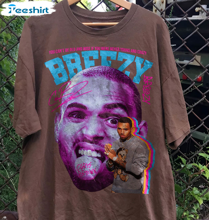Vintage Chris Brown Shirt, Breezy Album Unisex T-shirt Unisex Hoodie