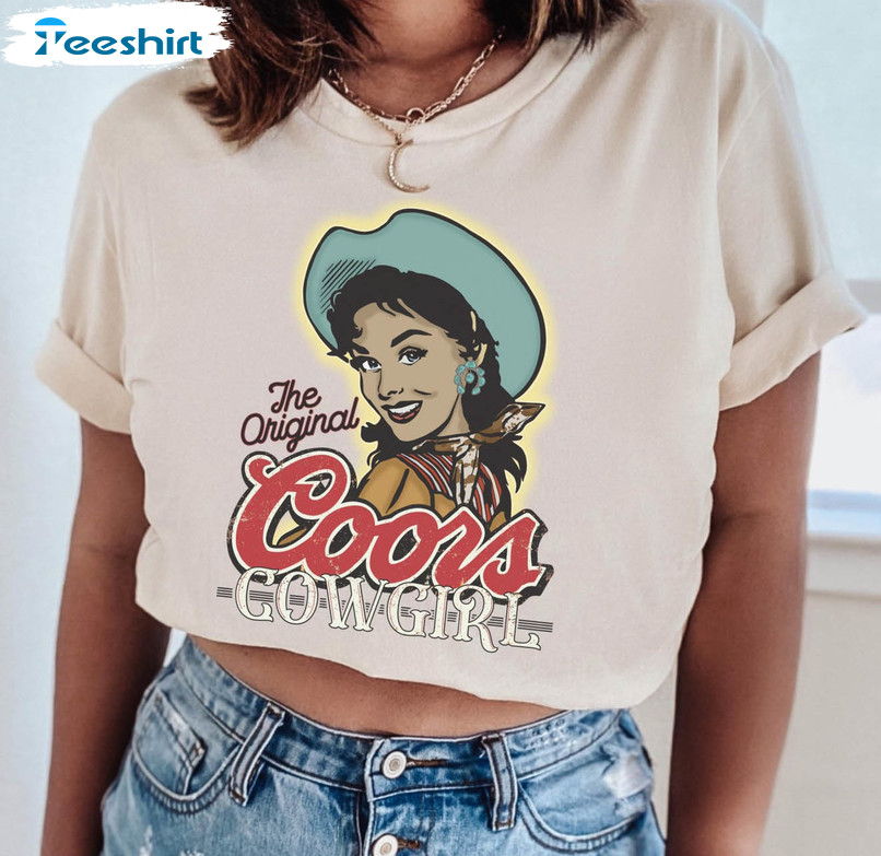 Original Coors Rodeo Shirt, Vintage Western Unisex T-shirt Long Sleeve