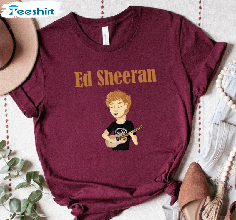 Ed Sheeran Vintage Shirt, Ed Sheeran Lover Unisex Hoodie Long Sleeve