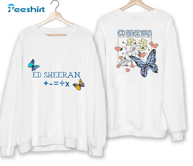 Vintage Wild Hearts Ed Sheera Shirt, Ed Sheeran Mathematics Sweater Unisex Hoodie