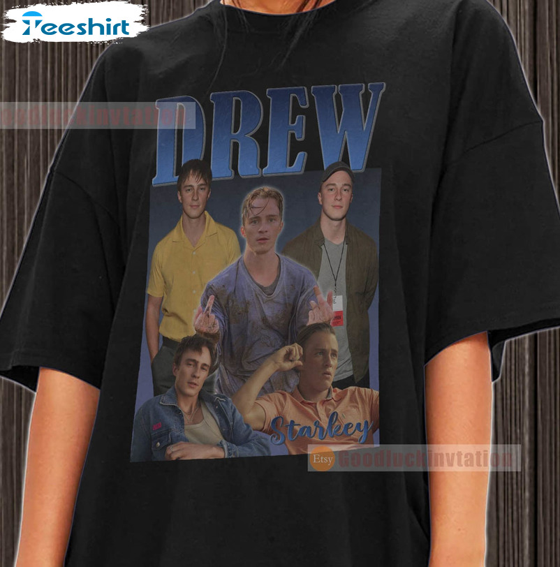 Drew Starkey Shirt, Vintage Long Sleeve Unisex T-shirt