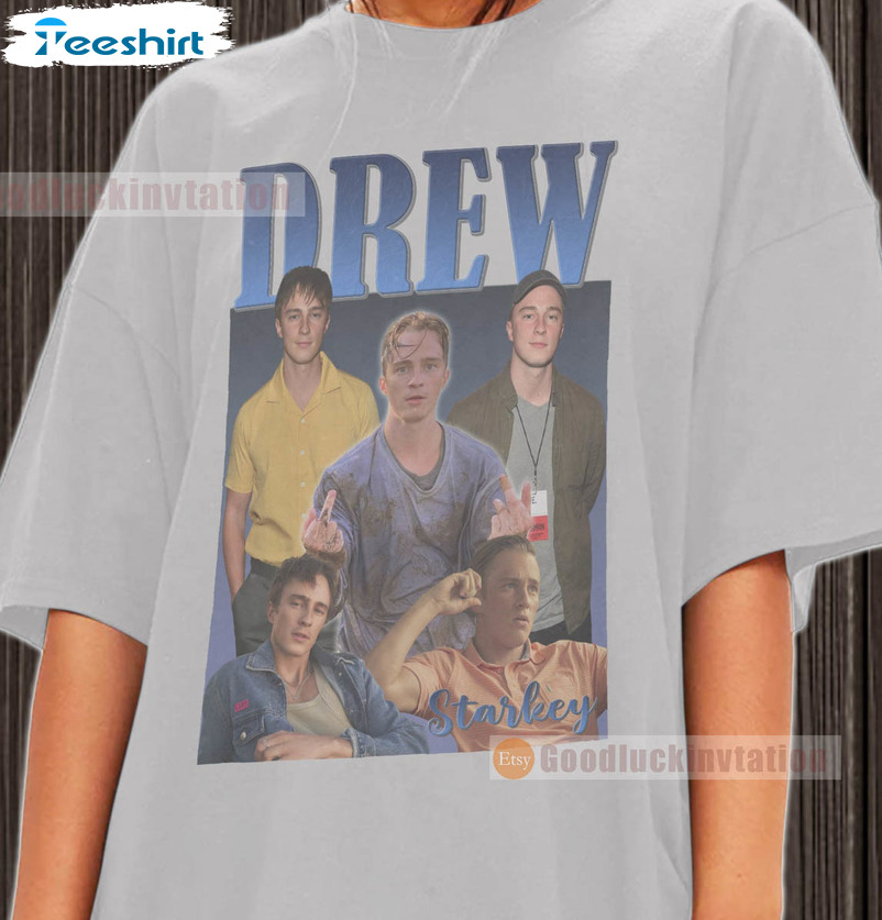 DREW STARKEY Retro T-shirt - Drew Starkey Bootleg Tees Drew