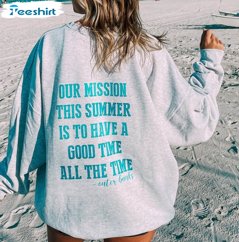 Outer Banks Vintage Shirt, Our Mission This Summer Unisex Hoodie Long Sleeve