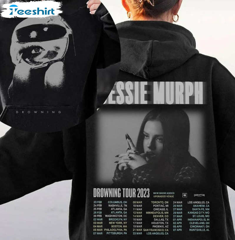 Drowning Tour 2023 Shirt , Jessie Murph Unisex T-shirt Short Sleeve