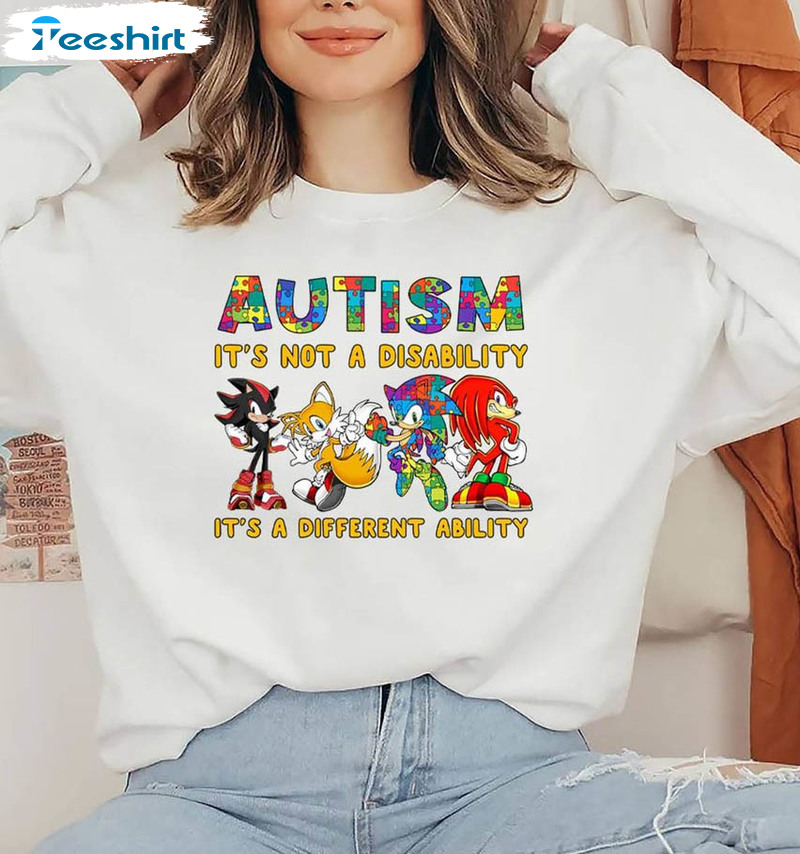 Houston Texans Autism Its Not A Disability Its A Different Ability Shirt -  High-Quality Printed Brand