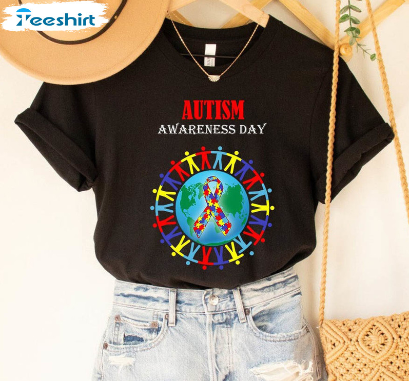 Autism Shirt, Autism Awareness Trendy Tee Tops Sweatshirt