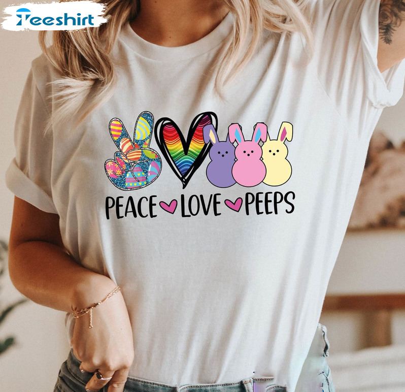 Peeps Easter Funny Shirt, Cute Easter Unisex Hoodie Tee Tops