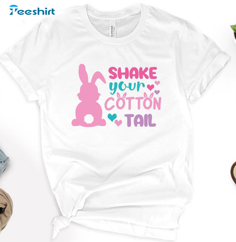 Shake Your Cotton Tail Shirt, Cottontail Candy Company Easter Long Sleeve Unisex Hoodie