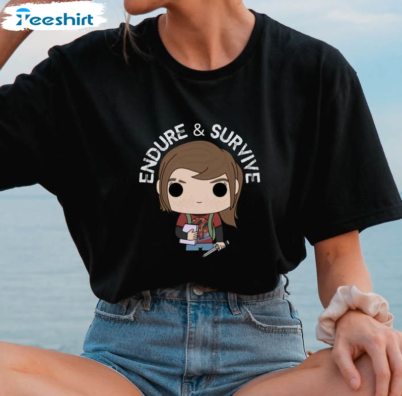 The Last Of Us Shirt, Tlou Cartoon Funko Sweatshirt Short Sleeve