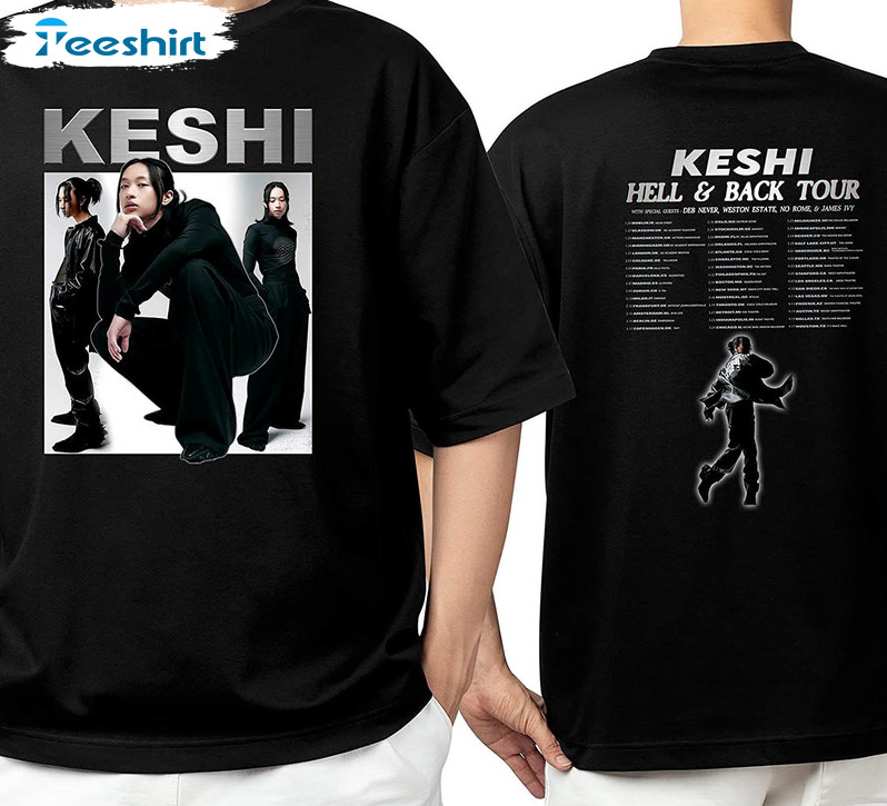 Keshi World Tour 2023 Shirt, Heaven Tour Long Sleeve Short Sleeve