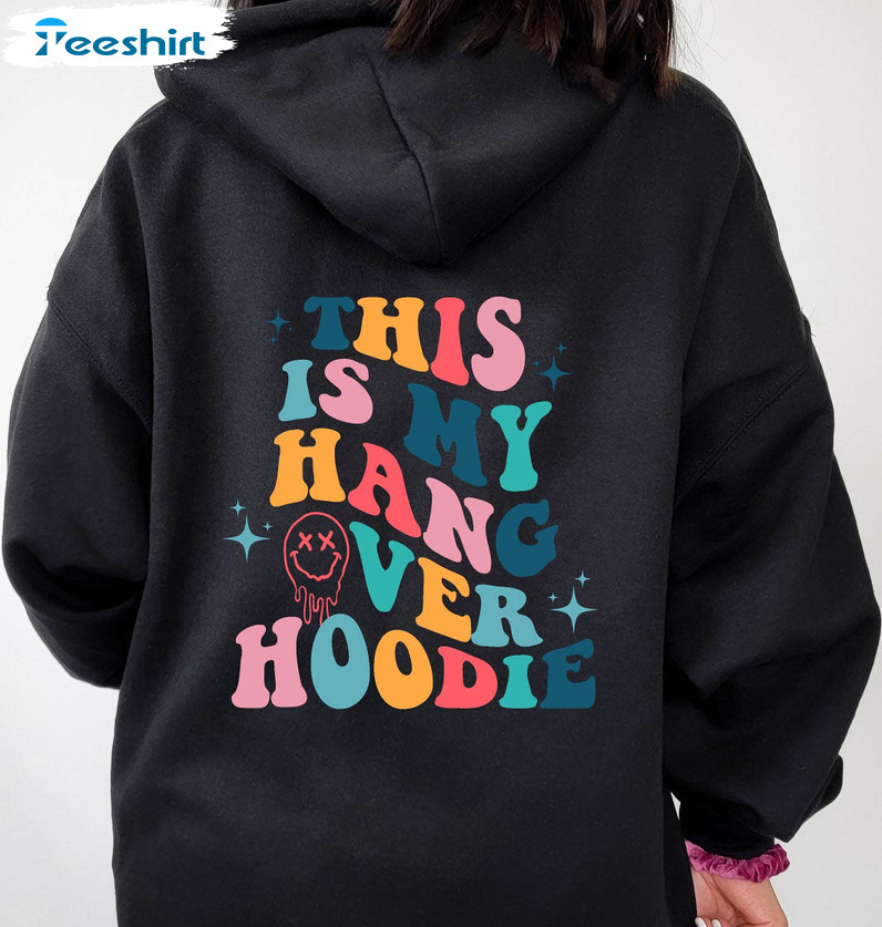 This Is My Hangover Hoodie, Trendy Funny Unisex Hoodie Long Sleeve