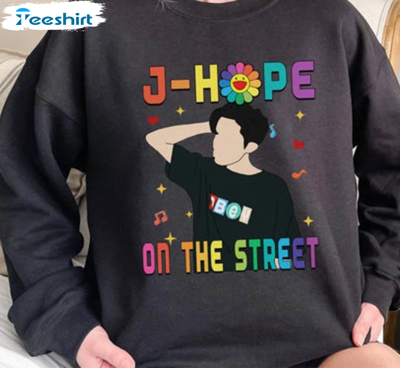 J Hope On The Street Trendy Shirt, Hobi Smile Unisex Hoodie Long Sleeve