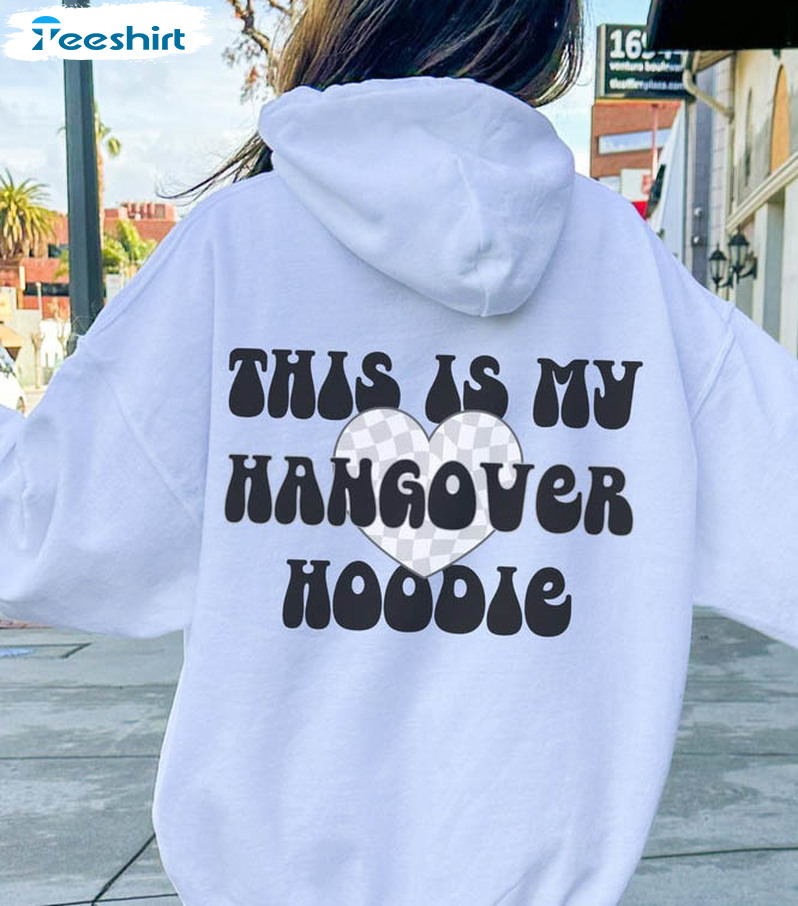 This Is My Hangover Hoodiek, Cute Heart Sweater Long Sleeve