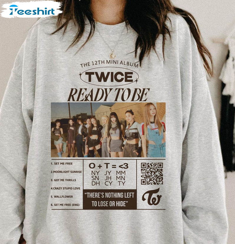 Twice Ready To Be Trendy Shirt, Vintage Long Sleeve Sweatshirt