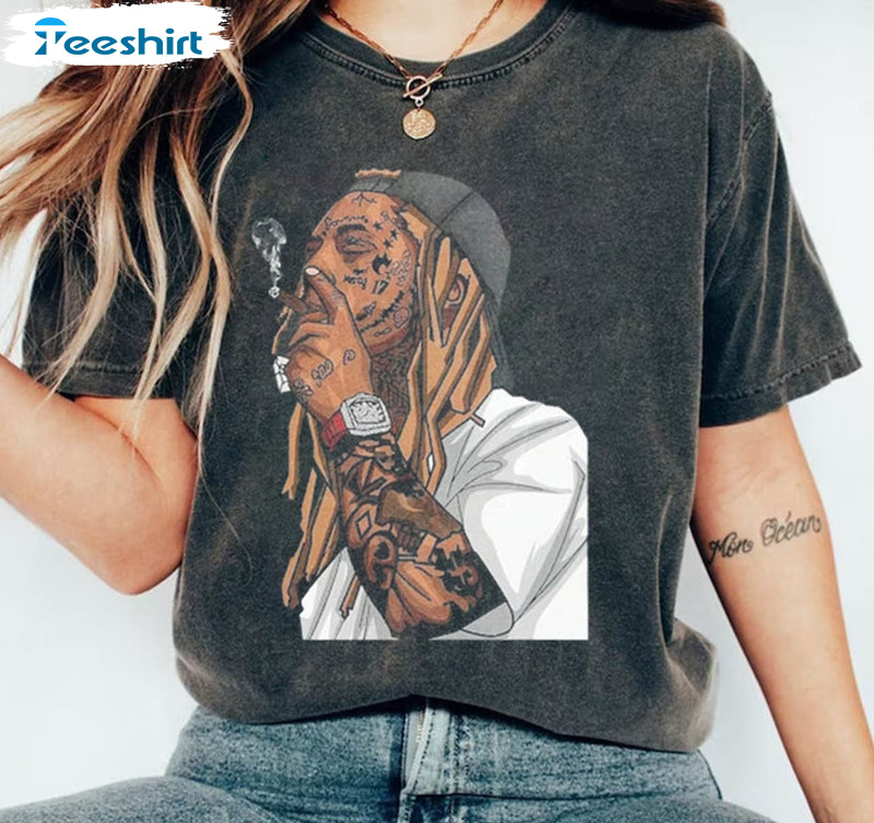 Lil Wayne Vintage Shirt, Lil Wayne Rapper Short Sleeve Tee Tops