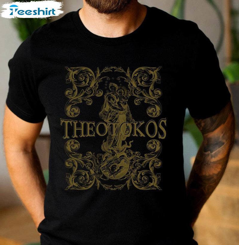 Theotokos Mother Of God Shirt, Trendy The Queen Of Heaven Unisex T-shirt Short Sleeve