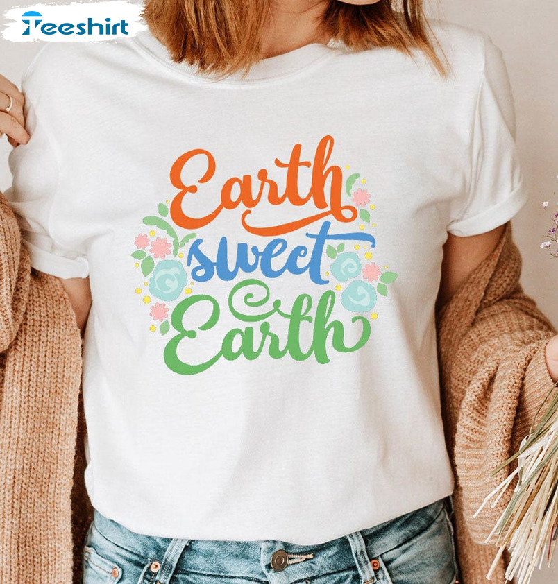 Earth Day Shirt, Cute Environmental Short Sleeve Tee Tops