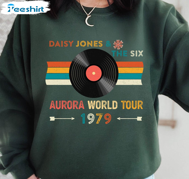 Daisy Jones And The Six Shirt, Aurora World Tour Long Sleeve Unisex T-shirt