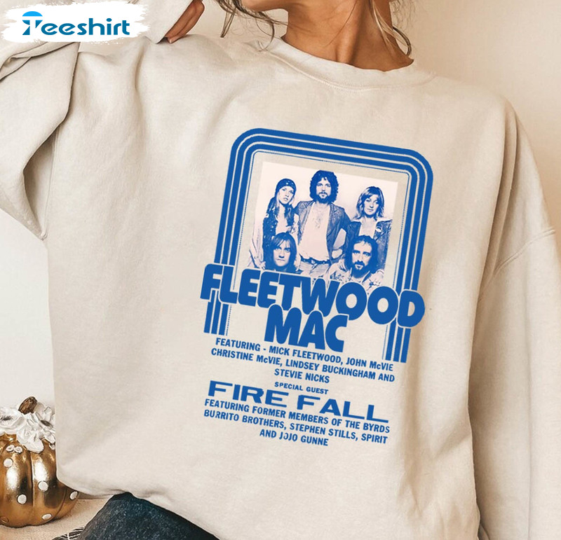 Fleetwood Mac Band Funny Shirt, Music Trendy Unisex Hoodie Short Sleeve