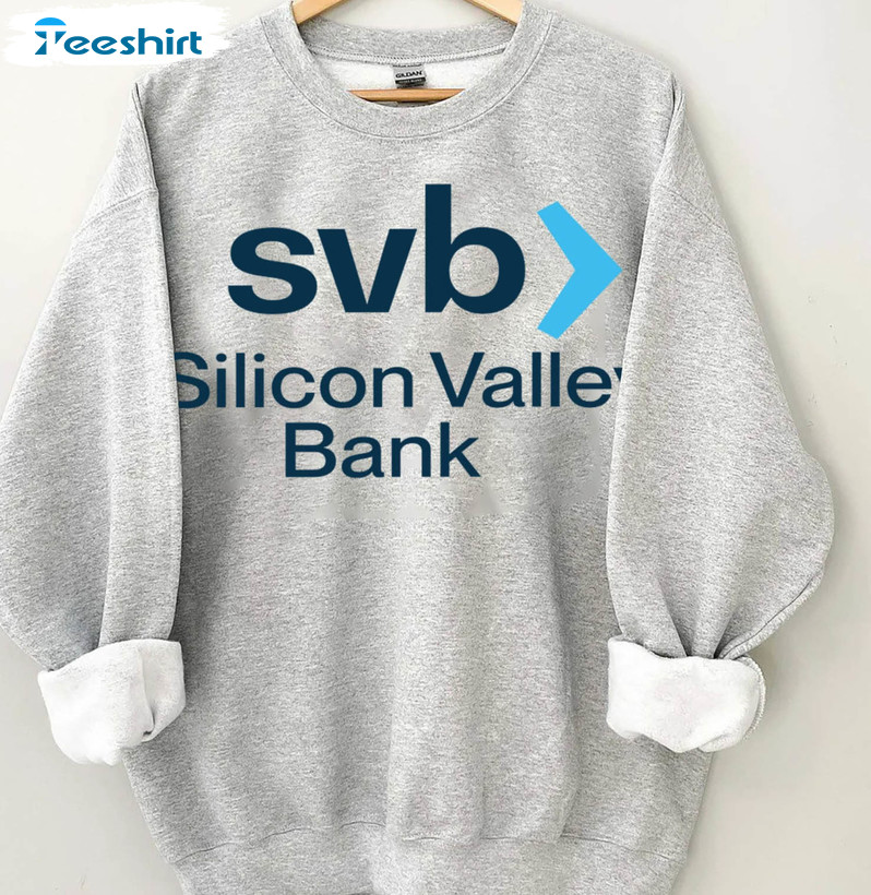 Svb Risk Sweashirt Silicon Valley Bank Shirt, Funny Finance Unisex Hoodie Long Sleeve