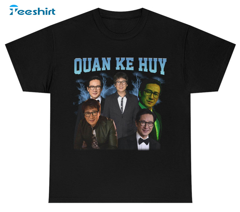 Ke Huy Quan Shirt, Trendy Movie Short Sleeve Unisex Hoodie