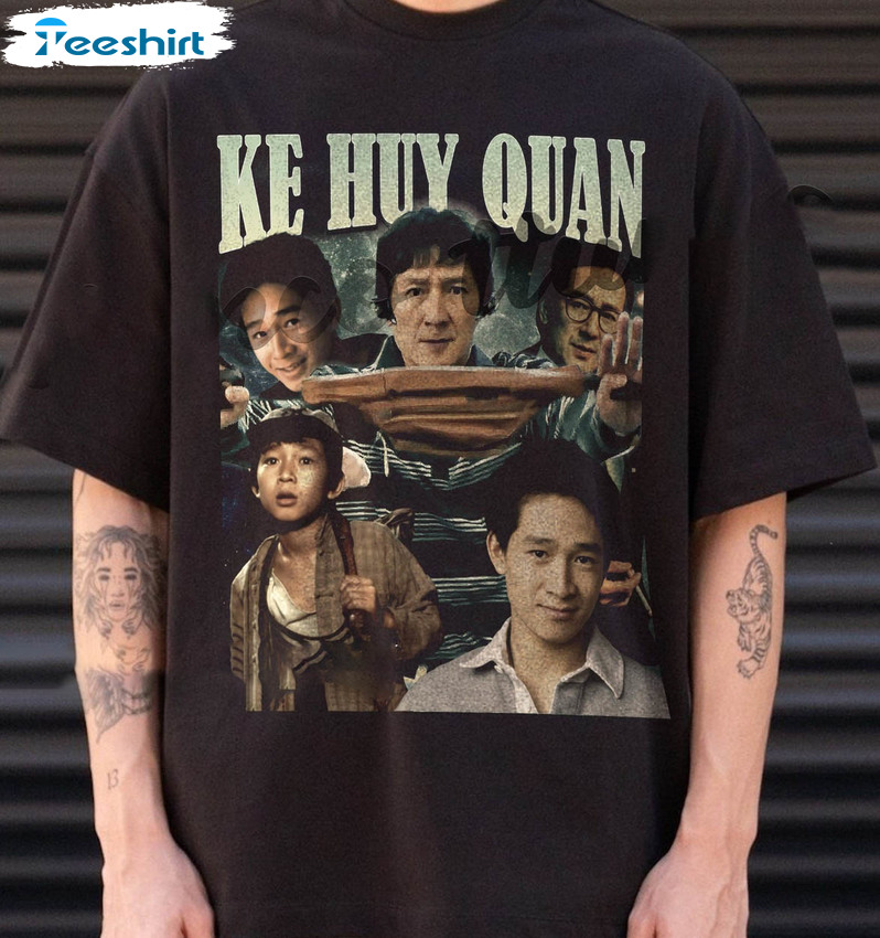 Ke Huy Quan Trendy Shirt, Mom I Just Won An Oscar Unisex Hoodie Short Sleeve