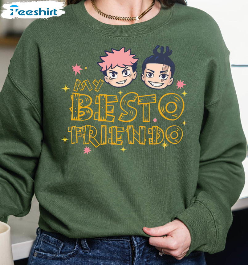 My Besto Friendo Sweatshirt, Funny Long Sleeve Unisex T-shirt