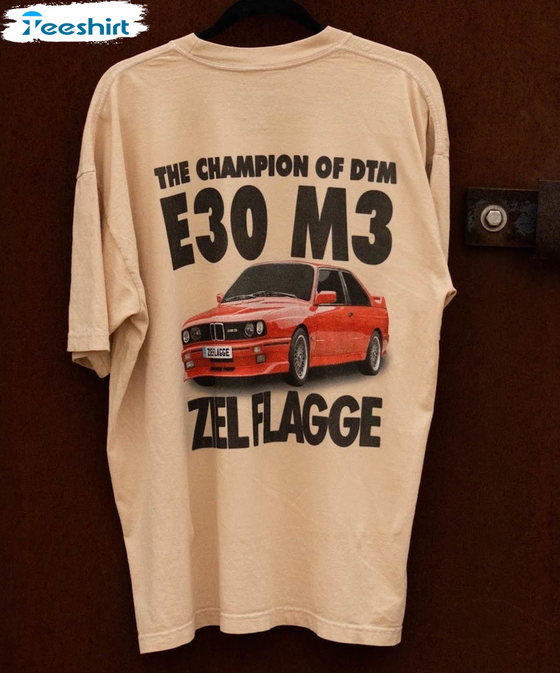 BMW E30 M3 Shirt, Trendy Car Lover Unisex T-shirt Short Sleeve