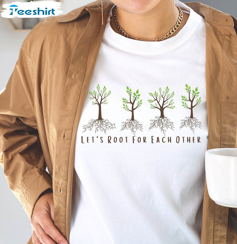 Let's Root For Each Other Shirt, Vintage Teacher Unisex T-shirt Long Sleeve