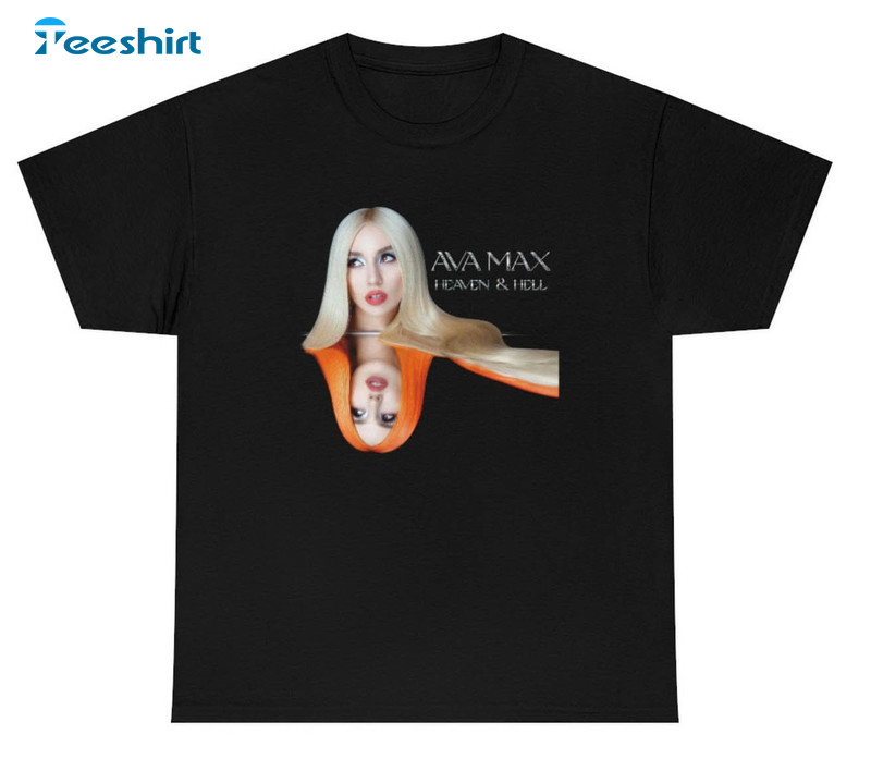 Ava Max Heaven And Hell Trendy Sweatshirt, Short Sleeve