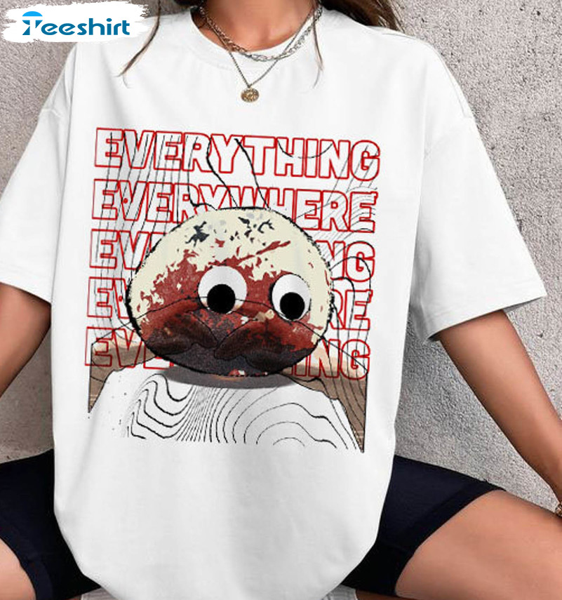 Everything Everywhere All At Once Movie Trendy Shirt, Be A Rock Tee Tops Short Sleeve