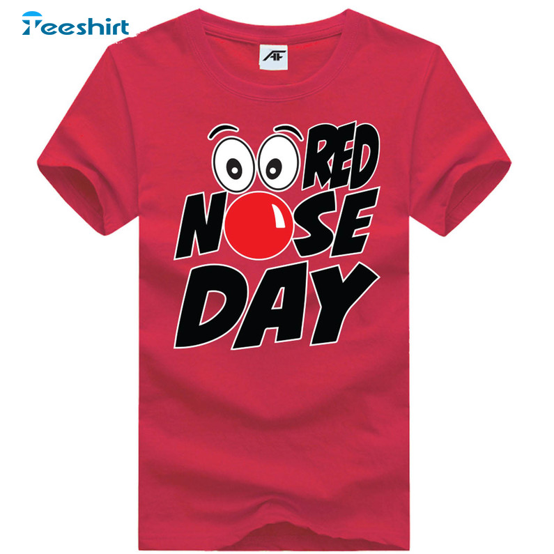 Red Nosed Day Shirt, Vintage Long Sleeve Unisex Hoodie