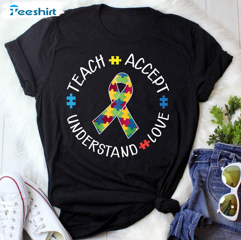 Autism Awareness Trendy Shirt, Special Education Teacher Unisex T-shirt Long Sleeve