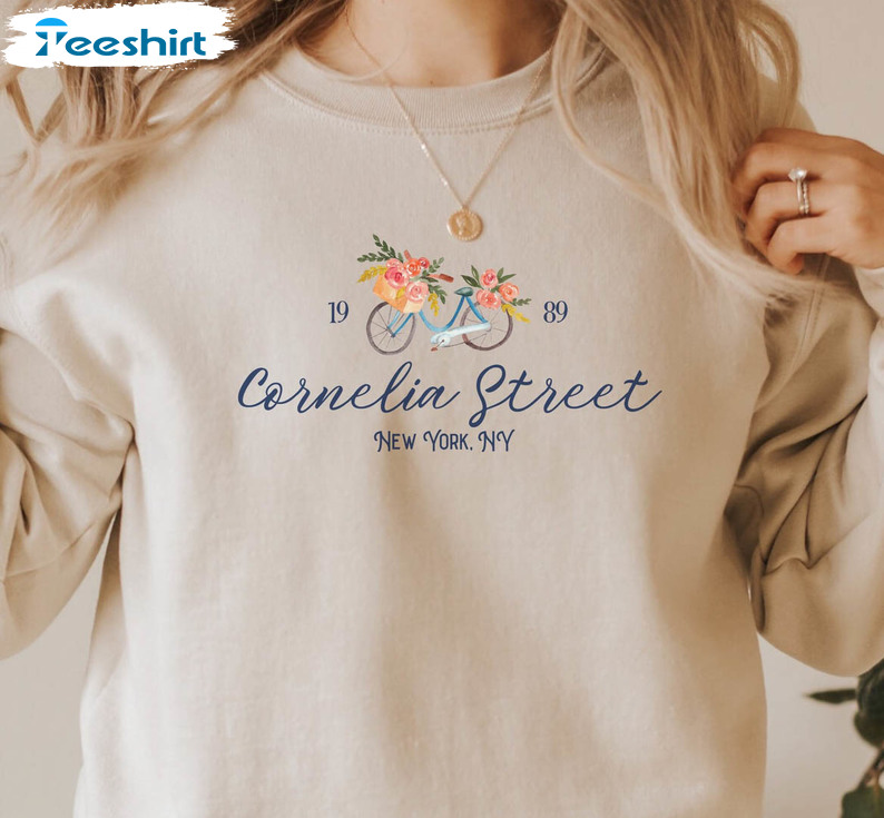 Cornelia Street New York Shirt, Music Lover Long Sleeve Sweatshirt