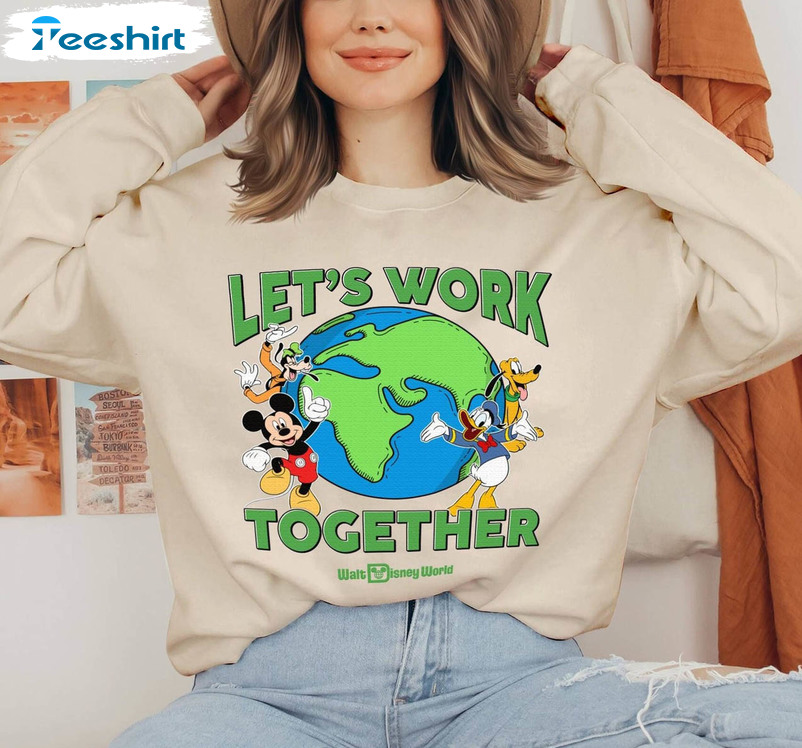 Mickey And Friends Earth Day Shirt, Everyday Earth Day Environmental Unisex T-shirt Long Sleeve