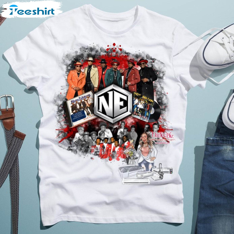 New Edition Band Shirt, The Culture Tour Long Sleeve Tee Tops