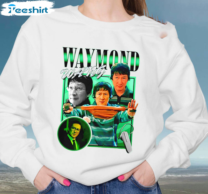 Waymond Wang Ke Huy Quan Shirt, Trendy Everything Everywhere All At Once Tee Tops Long Sleeve