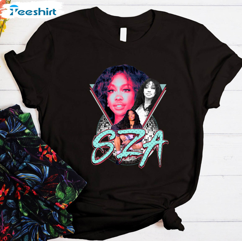 Sza Good Days Shirt , Vintage Sza S.o.s Tour 2023 Long Sleeve Unisex Hoodie