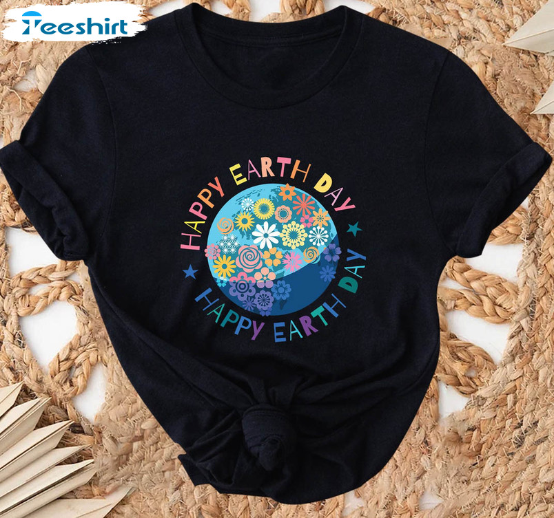 Happy Earth Day Shirt, 22nd April Long Sleeve Unisex Hoodie