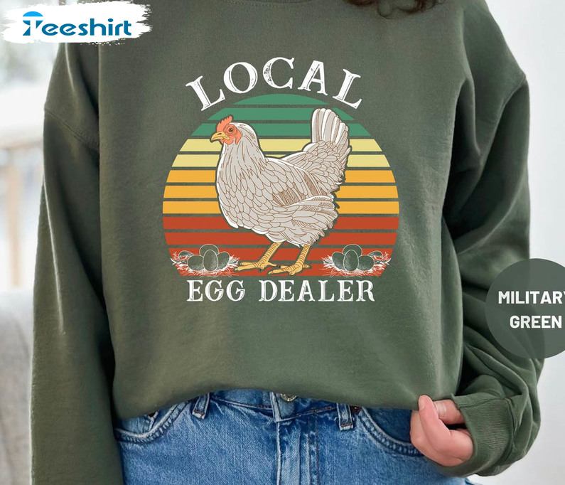 Egg Dealer Easter Sweatshirt, Happy Easter Day Long Sleeve Unisex Hoodie