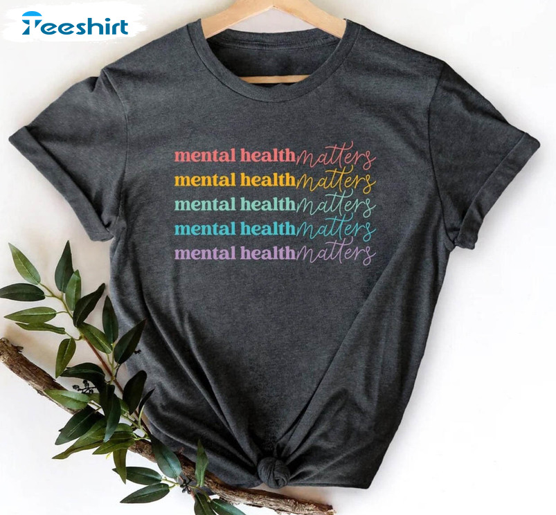 Mental Health Matters Vintage Shirt, Anxiety Unisex T-shirt Unisex Hoodie