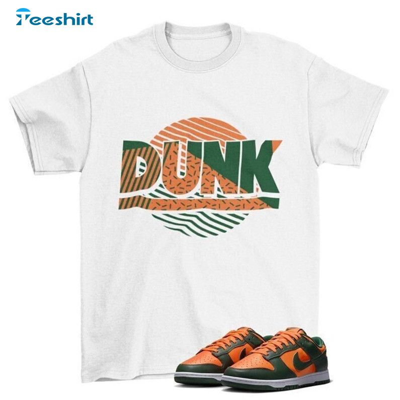 Sunset Dunk Low Miami Team Shirt, Matching Long Sleeve Unisex T-shirt