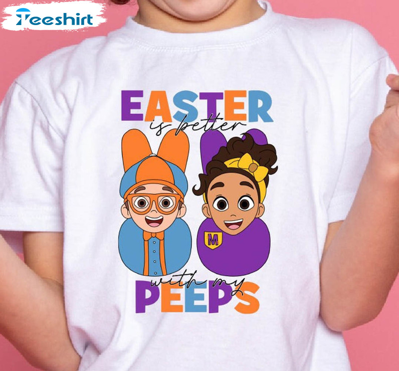 Easter Is Better With My Peeps Trendy Sweatshirt, Unisex Hoodie