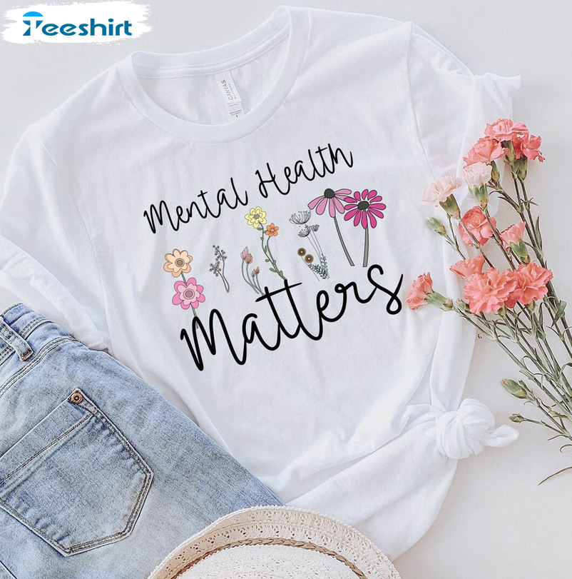 Mental Health Matter Vintage Shirt, Psychologist Sweater Long Sleeve