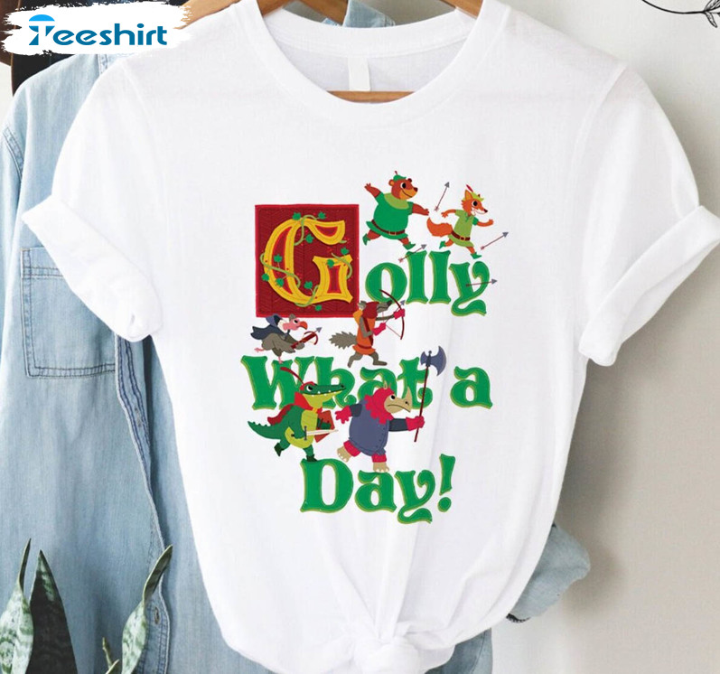 Robin Hood Funny Shirt, Golly What A Day Tee Tops Sweater